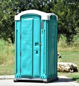 Portable Toilet outside